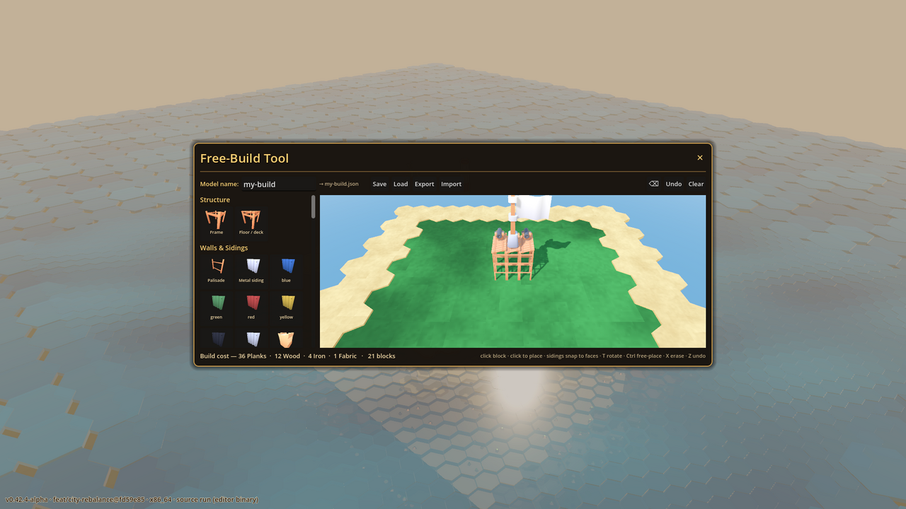 The Free-Build studio where you kitbash your own structures