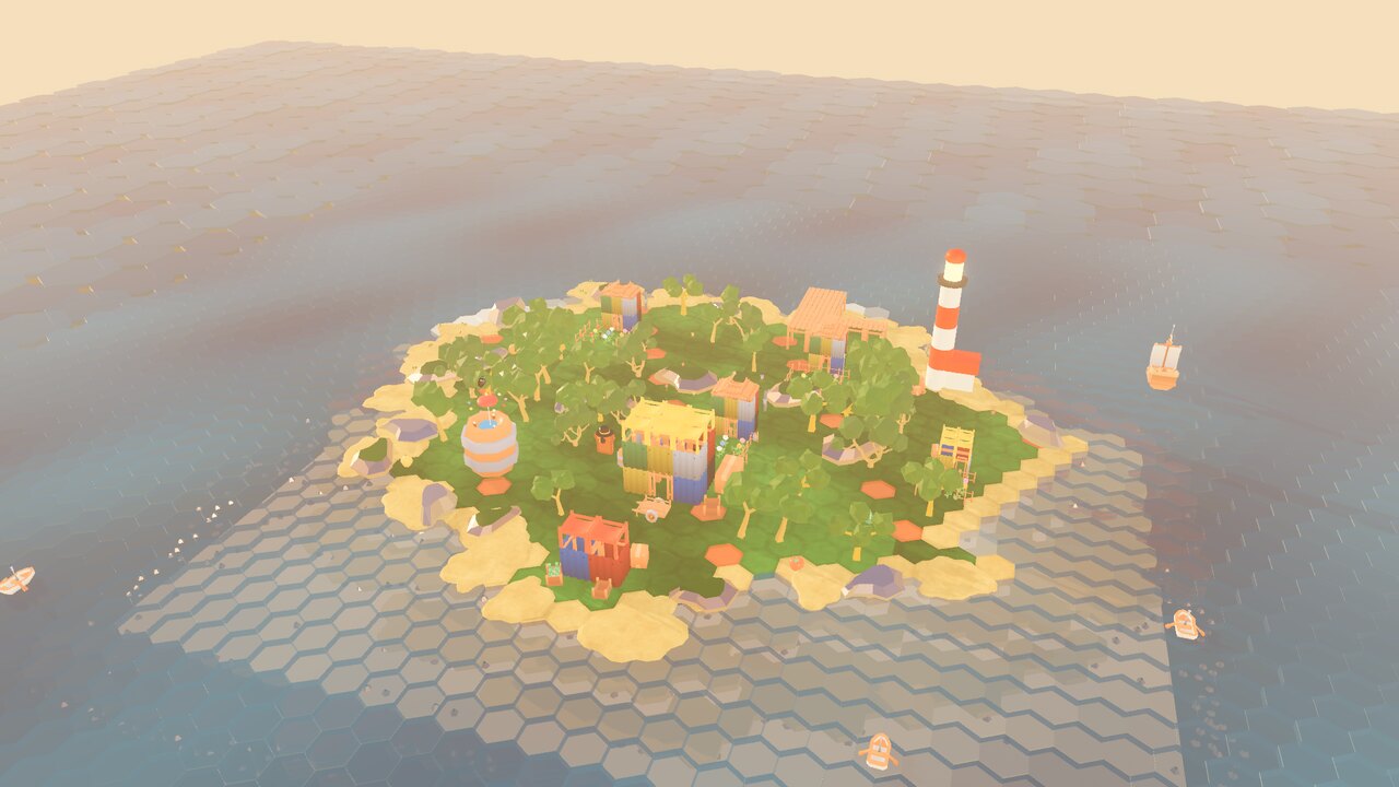 A temperate cove at dawn - a scene from Beyond the Horizon.