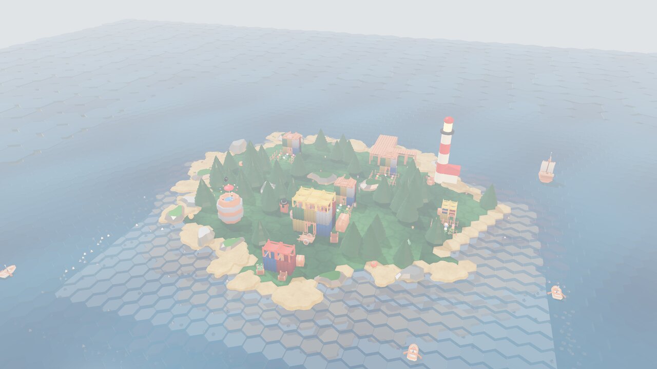 A cold-coast cove under grey skies - a scene from Beyond the Horizon.